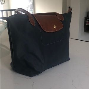 Small Longchamp Le Pliage Nylon Shoulder Bag